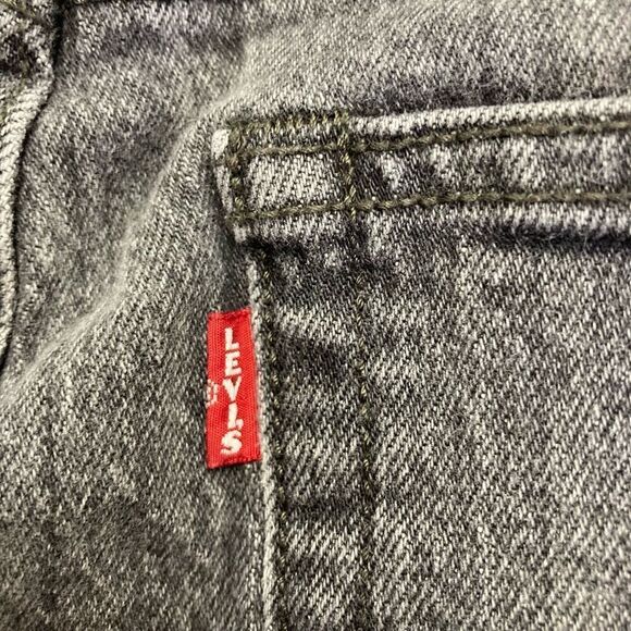 LEVI‎ PREMIUM WEDGIE SKINNY FIT Women’s DENIM JEANS SIZE 24 Gray 26.5” Inseam - Picture 7 of 12